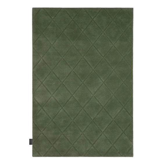 Designed by ASPLUND Studio 2001. Hand-tufted rug with a hand-cut pattern in relief. Available in a big pattern with cut-up lines or a small pattern with cut-down lines, and a raised base. 