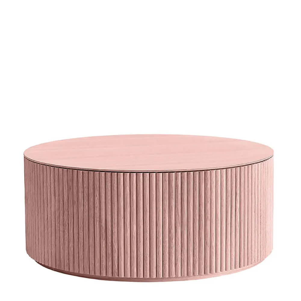 Designed by Anya Sebton and Eva Lilja Löwenhielm 2018  Coffee table with base in solid oak or ash panels. Top in veneer with a solid oak edge in the same color as the base. Available in multiple color options.
