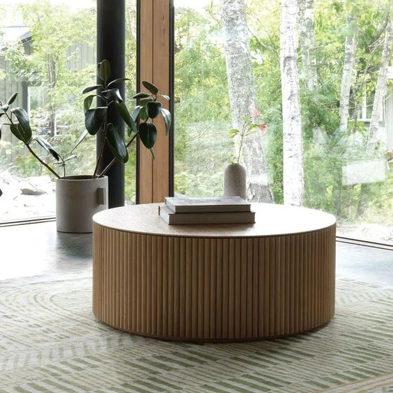Designed by Anya Sebton and Eva Lilja Löwenhielm 2018 Coffee table with base in solid oak or ash panels. Top in veneer with a solid oak edge in the same color as the base. Available in multiple color options.