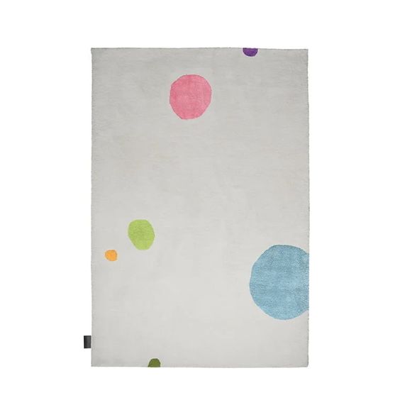 Designed by Thomas Sandell 2008. Hand tufted rug with set base colors and pattern in contrasting colors.