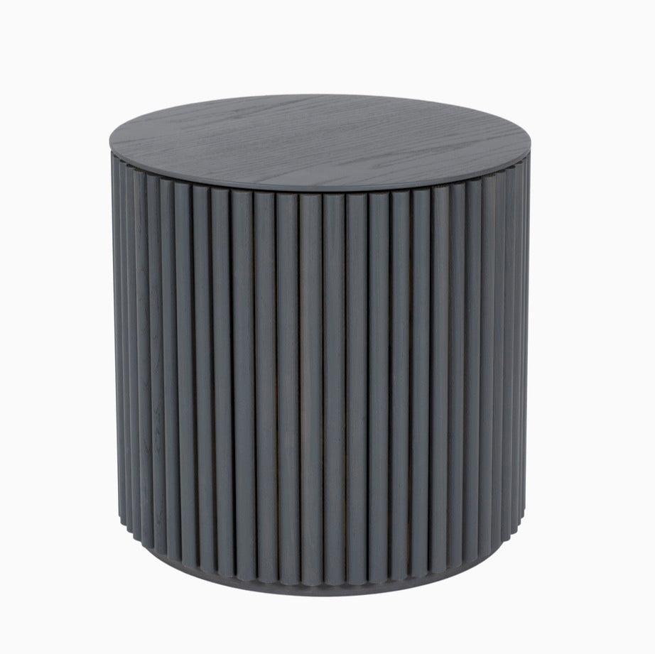 esigned by Anya Sebton and Eva Lilja Löwenhielm 2018. Side and Coffee table with base in solid oak or ash panels. Top in veneer with a solid oak edge in the same color as the base. Available in multiple color options.