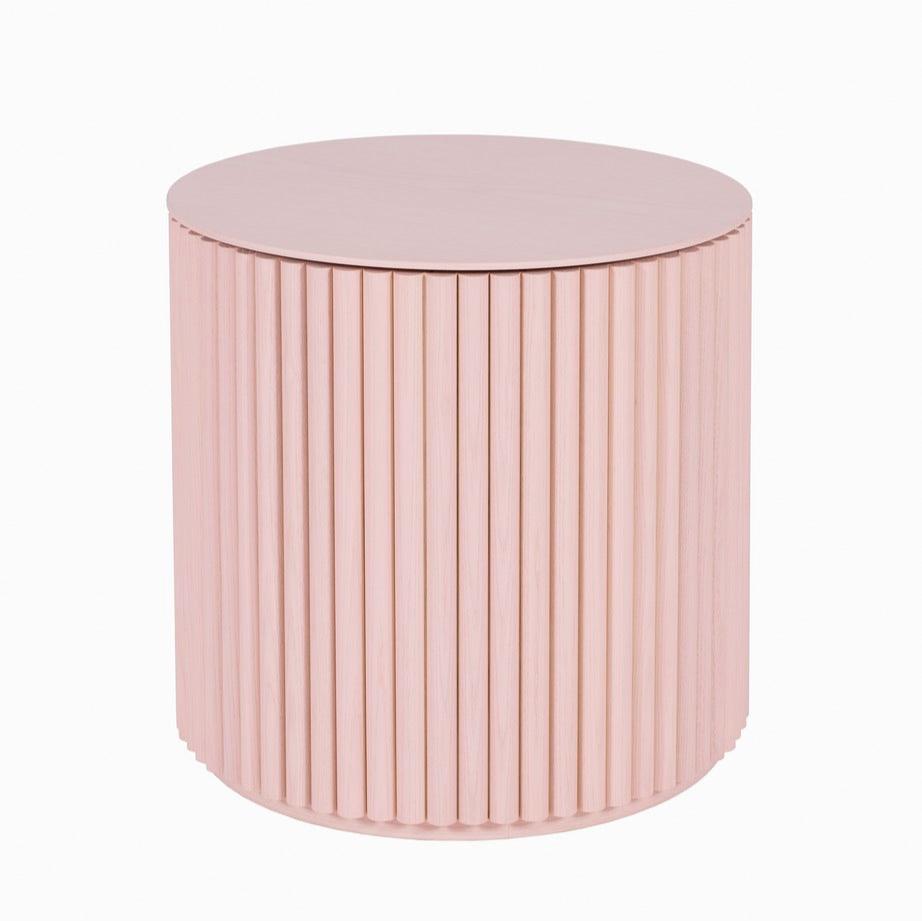 esigned by Anya Sebton and Eva Lilja Löwenhielm 2018.  Side and Coffee table with base in solid oak or ash panels. Top in veneer with a solid oak edge in the same color as the base. Available in multiple color options.