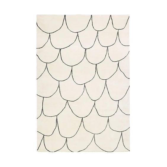 Hand-knotted Indo Nepal 8/40 rug on white ground with a pattern in contrasting colors. The finest quality with over 120,000 handmade knots per m2.