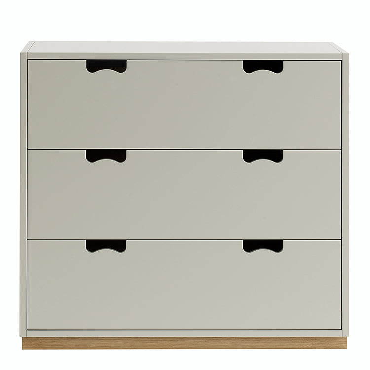 Designed by Thomas Sandell and Jonas Bohlin 1994. The classic Snow Drawer A3 has 3 soft-closing drawers.