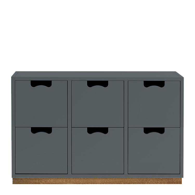 Designed by Thomas Sandell and Jonas Bohlin 1994. The classic Snow Drawer B2 has 6 soft-closing drawers.
