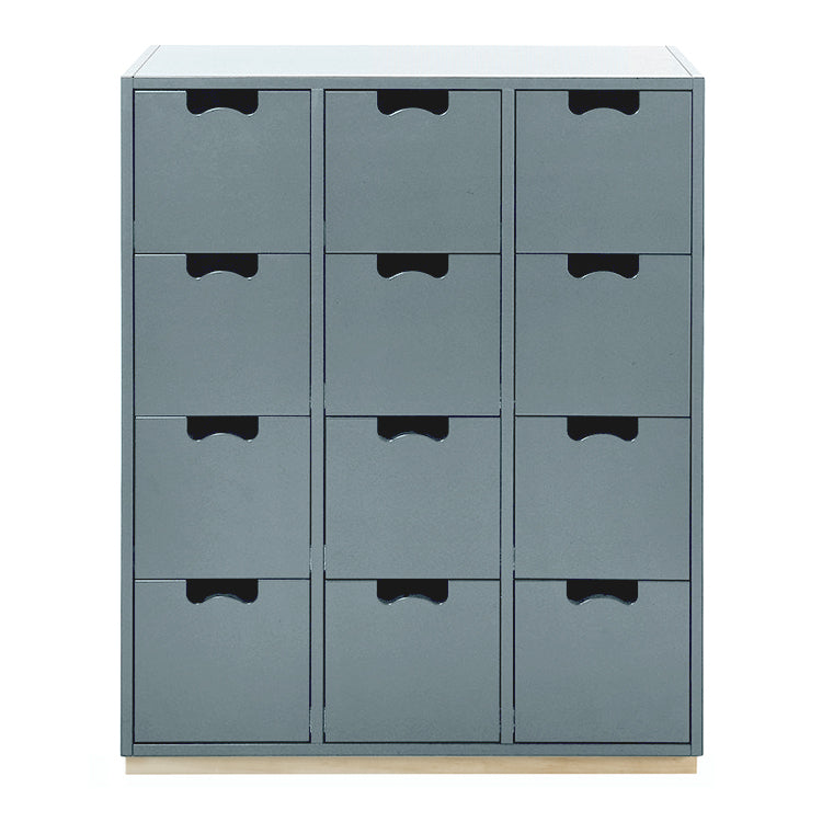 Designed by Thomas Sandell and Jonas Bohlin 1994. The classic Snow Drawer B has 12 soft-closing drawers.