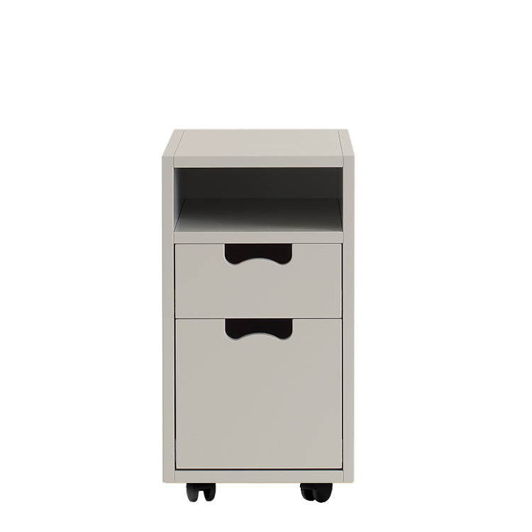 Designed by Thomas Sandell and Jonas Bohlin 1994.  The bedside or office unit Snow Drawer G3 has 2 soft-closing drawers.