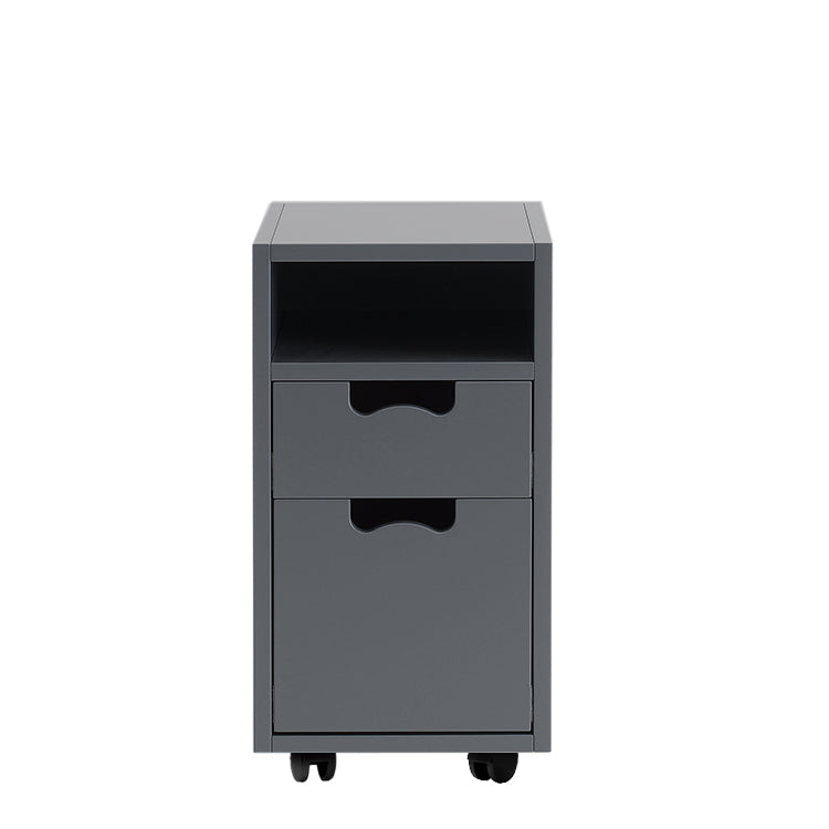 Designed by Thomas Sandell and Jonas Bohlin 1994.  The bedside or office unit Snow Drawer G3 has 2 soft-closing drawers.