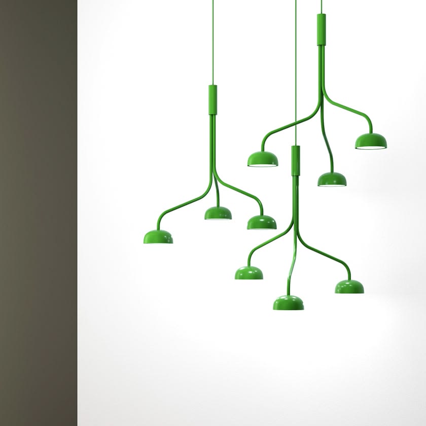 Curve Cluster Single Large Metal D200