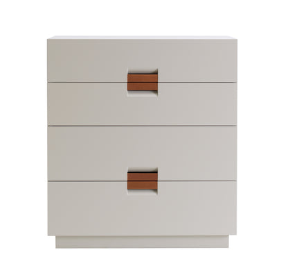 Designed by Anya Sebton and Eva Lilja Löwenhielm 2014.  Storage unit with 2 medium and 2 large drawers.