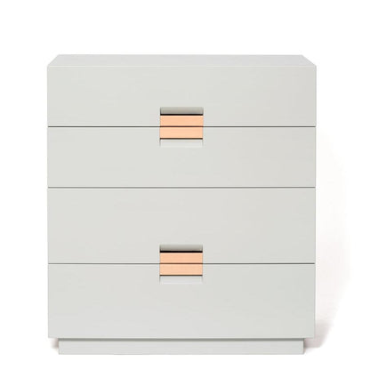 Designed by Anya Sebton and Eva Lilja Löwenhielm 2014.  Storage unit with 2 medium and 2 large drawers.