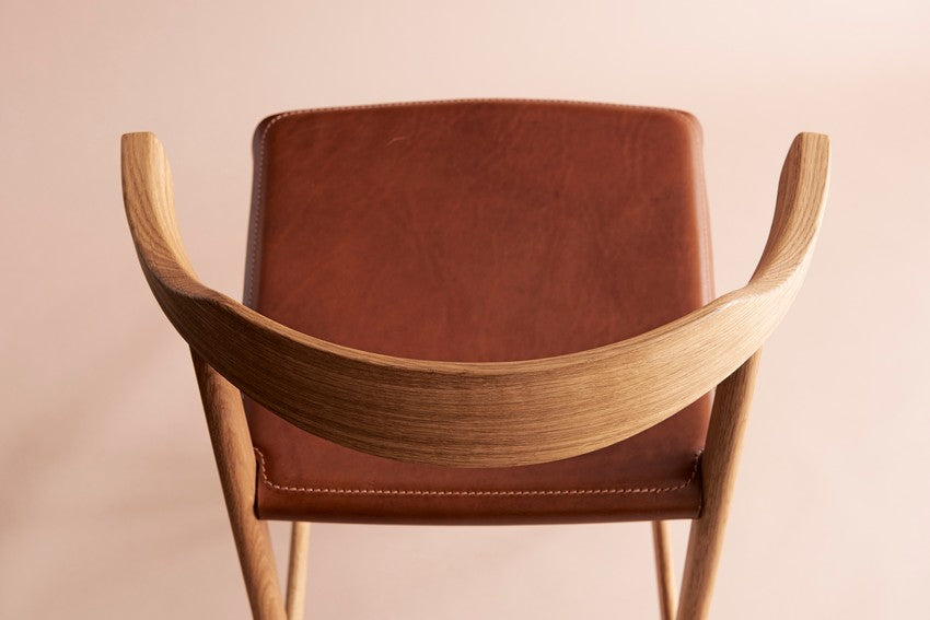 Hedda Bar Stool (Leather)