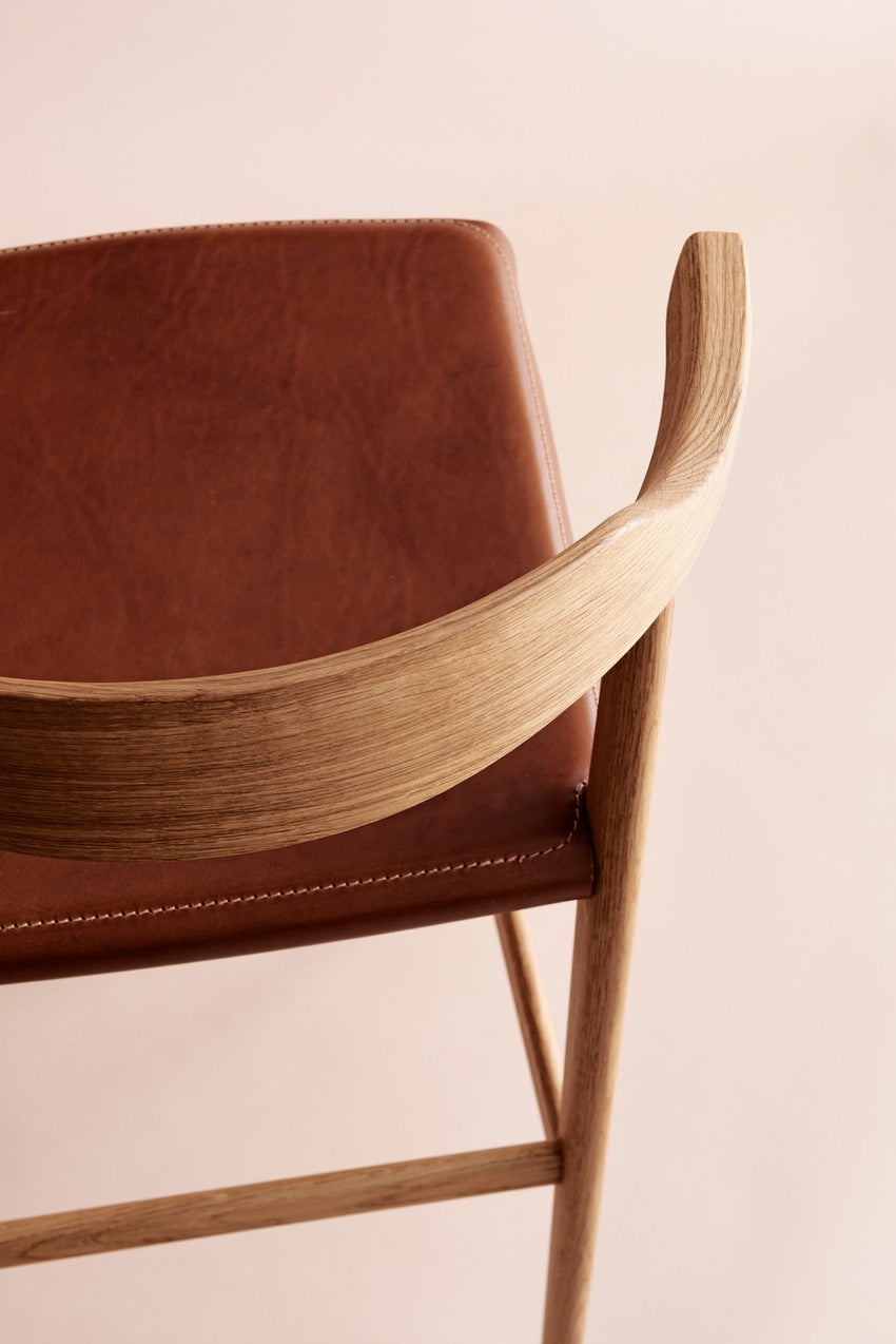 Hedda Bar Stool (Leather)