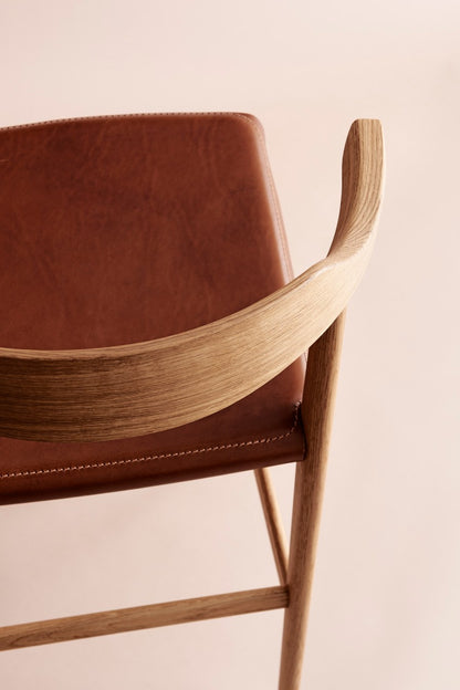 Hedda Bar Stool (Leather)
