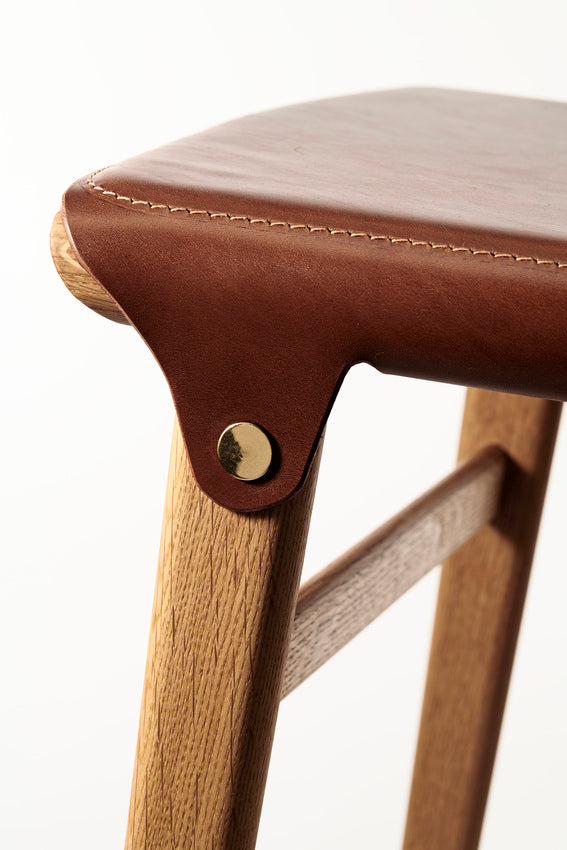 Hedda Bar Stool (Leather)