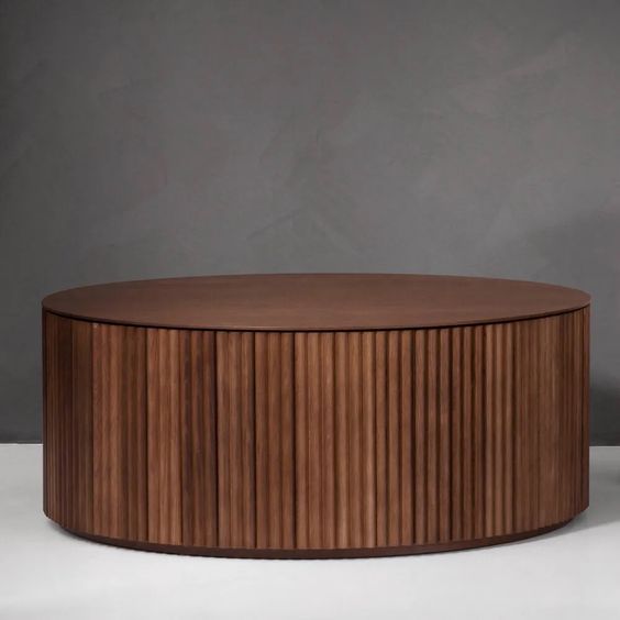 Designed by Anya Sebton and Eva Lilja Löwenhielm 2018  Coffee table with base in solid oak or ash panels. Top in veneer with a solid oak edge in the same color as the base. Available in multiple color options. 