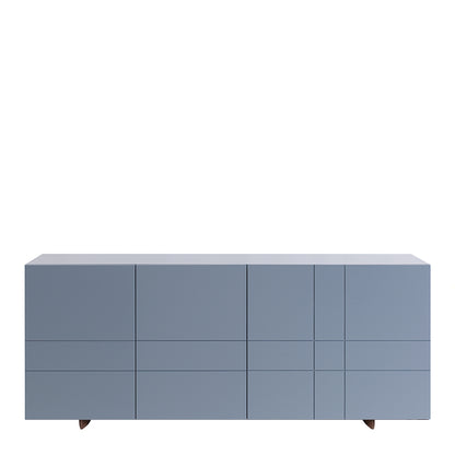 Designed by Claesson Koivisto Rune 2008.  Cabinet with three doors with one removable shelf behind each door. Opening on the back for ventilation or cables.
