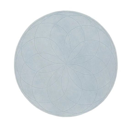 Designed by Broberg and Ridderstråle 2008. Round hand-tufted rug with a hand-cut pattern.