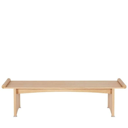 Designed by Broberg and Ridderstråle 2024.  A versatile, zen-like bench, sofa or table that fills many needs and functions. Its minimalistic and distinct design with classic dignity makes it suitable for both public and domestic spaces, offering a little pause whenever needed.