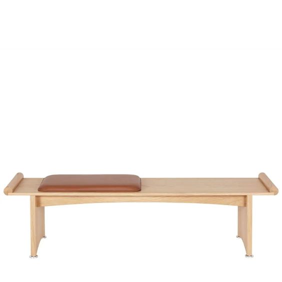 Designed by Broberg and Ridderstråle 2024.  A versatile, zen-like bench, sofa or table that fills many needs and functions. Its minimalistic and distinct design with classic dignity makes it suitable for both public and domestic spaces, offering a little pause whenever needed.