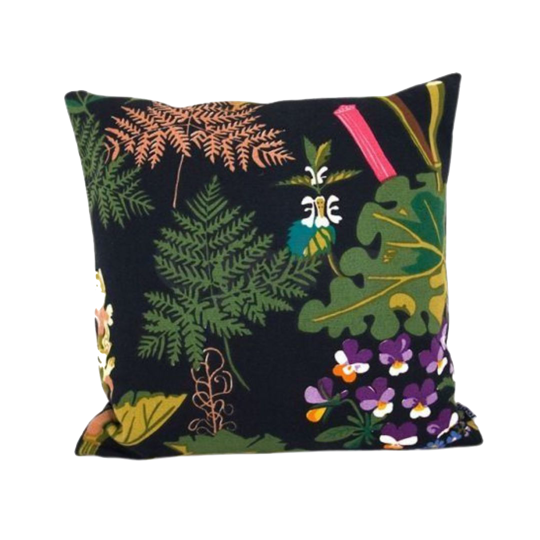 Rabarber Pillow (Green-Black)