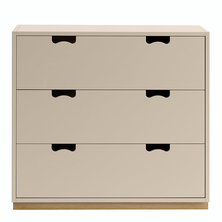 Designed by Thomas Sandell and Jonas Bohlin 1994.  The classic Snow Drawer A3 has 3 soft-closing drawers.