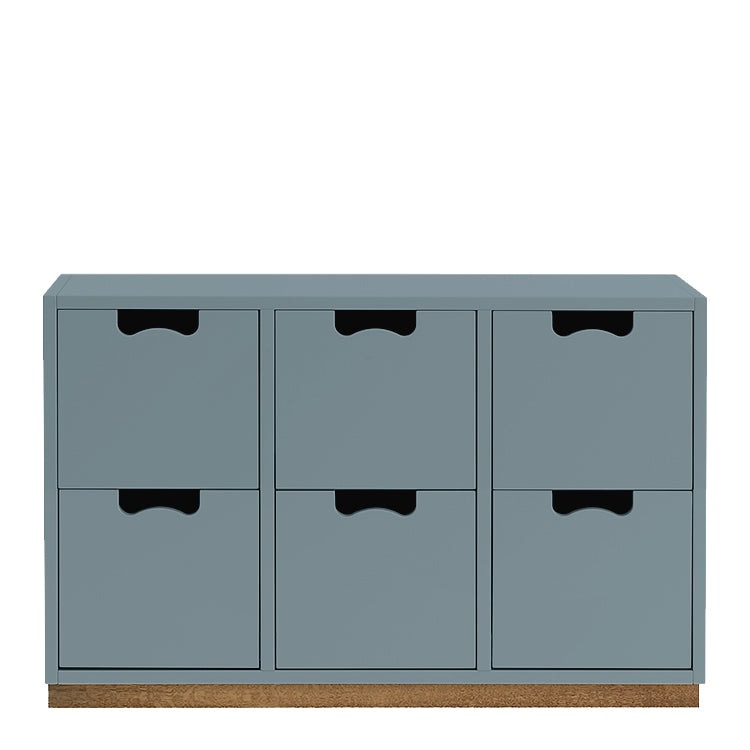 Designed by Thomas Sandell and Jonas Bohlin 1994.  The classic Snow Drawer B2 has 6 soft-closing drawers.