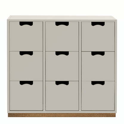 Designed by Thomas Sandell and Jonas Bohlin 1994.  The classic Snow Drawer B2 has 6 soft-closing drawers.