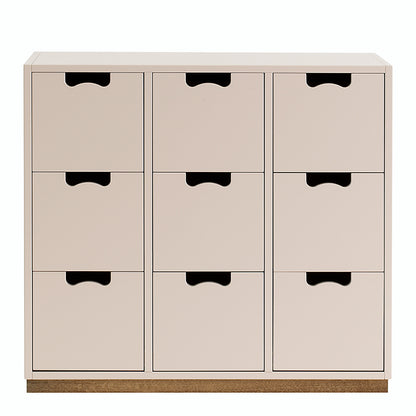 Designed by Thomas Sandell and Jonas Bohlin 1994.  The classic Snow Drawer B2 has 6 soft-closing drawers.