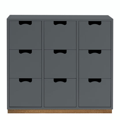 Designed by Thomas Sandell and Jonas Bohlin 1994.  The classic Snow Drawer B2 has 6 soft-closing drawers.