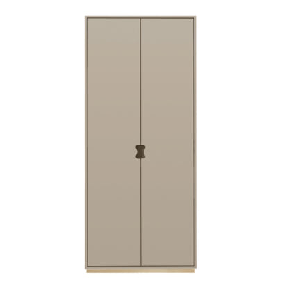Designed by Thomas Sandell and Jonas Bohlin 1994.  The classic high Snow Cabinet F has two soft-closing doors, 4 adjustable lacquered shelves, and 1 fixed shelf. Extra shelves can be ordered. Choose between two depths.