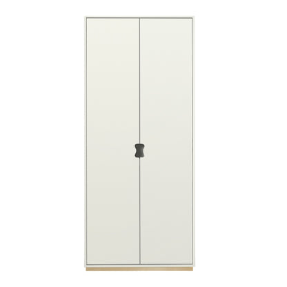 Designed by Thomas Sandell and Jonas Bohlin 1994.  The classic high Snow Cabinet F has two soft-closing doors, 4 adjustable lacquered shelves, and 1 fixed shelf. Extra shelves can be ordered. Choose between two depths.