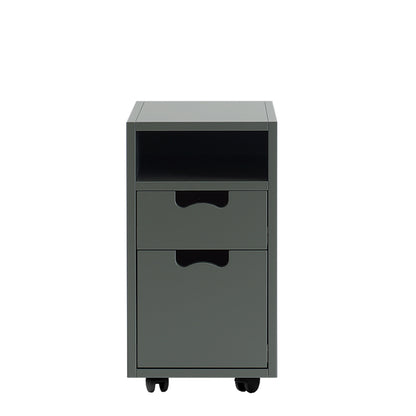 Designed by Thomas Sandell and Jonas Bohlin 1994.  The bedside or office unit Snow Drawer G3 has 2 soft-closing drawers.