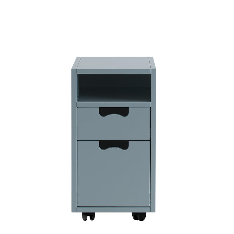 Designed by Thomas Sandell and Jonas Bohlin 1994.  The bedside or office unit Snow Drawer G3 has 2 soft-closing drawers.