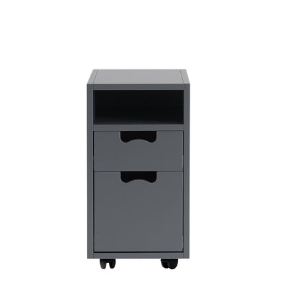 Designed by Thomas Sandell and Jonas Bohlin 1994.  The bedside or office unit Snow Drawer G3 has 2 soft-closing drawers.