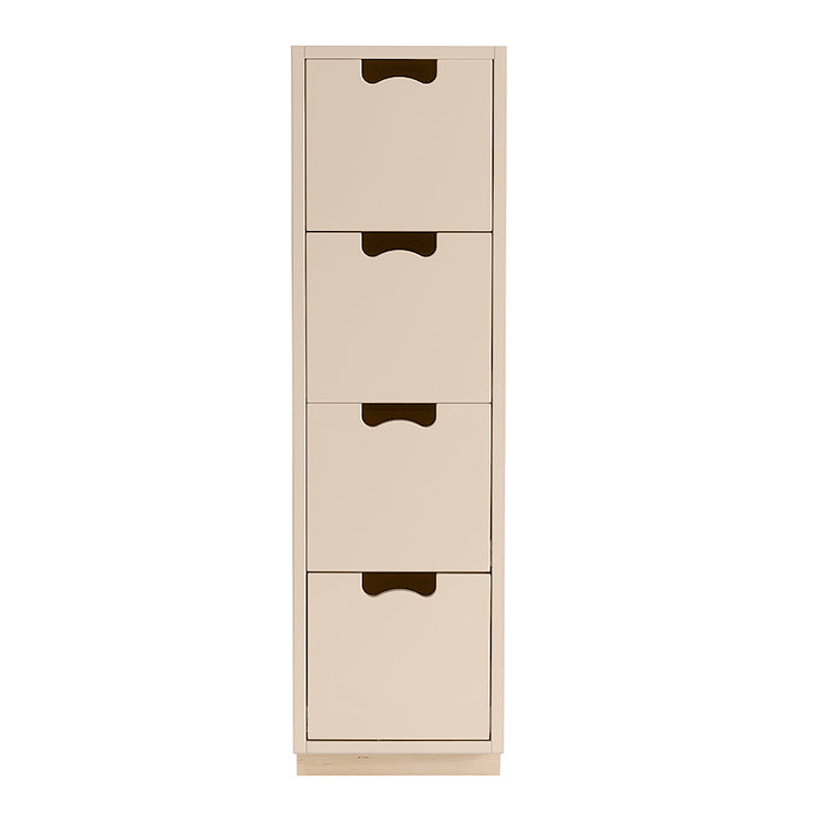 Designed by Thomas Sandell and Jonas Bohlin 1994.  The classic tall Snow Drawer J4 has 4 soft-closing drawers.