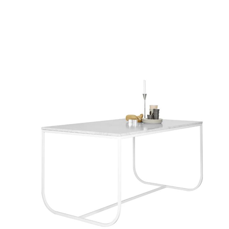 Designed by Broberg and Ridderstråle 2012.  Dining table without overhanging sides/extension. 